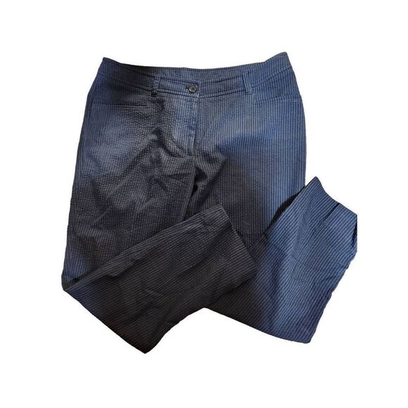 Ann klein size 10 professional pants blue - Picture 1 of 9